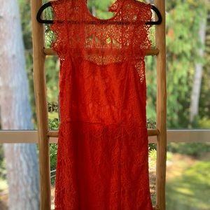 NWT Free People lace mini dress